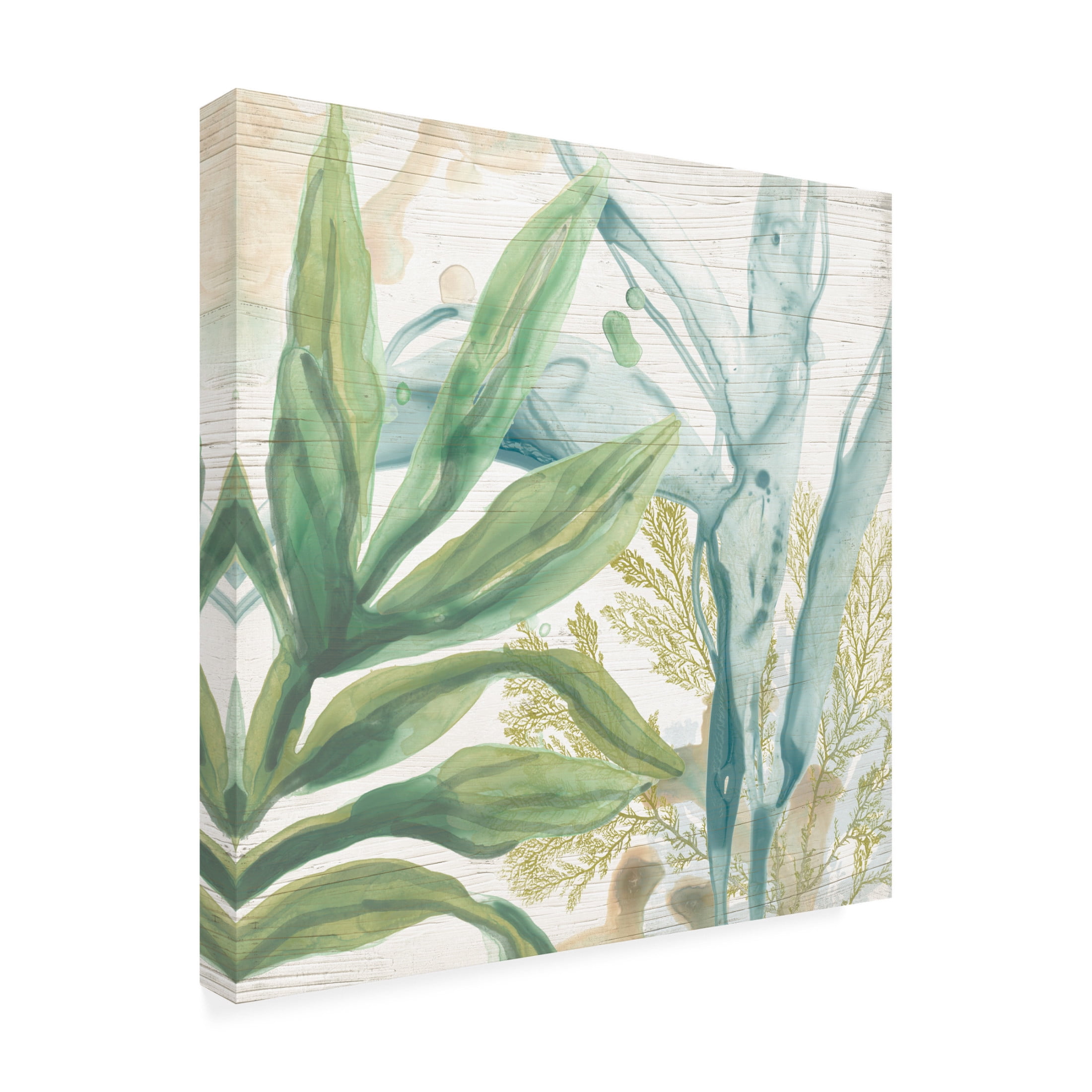 Trademark Fine Art June Erica Vess Quiet Coastal Collage II Canvas Wall Art
