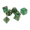 thumbnail image 1 of 7 Unids/set Dados Numéricos De Varios Lados Para DND RPG Juego De Rol Juguetes De Casino Accesorios Verde Negro Sunnimix Dados de juego de mesa, 1 of 8