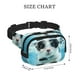 thumbnail image 4 of Fotbe Swimming Cat Goggles Cangurera Cuadrada con Estampado de Doble Capa, Bolsa de Cintura Ajustable Mini para Hombres y Mujeres, 4 of 9