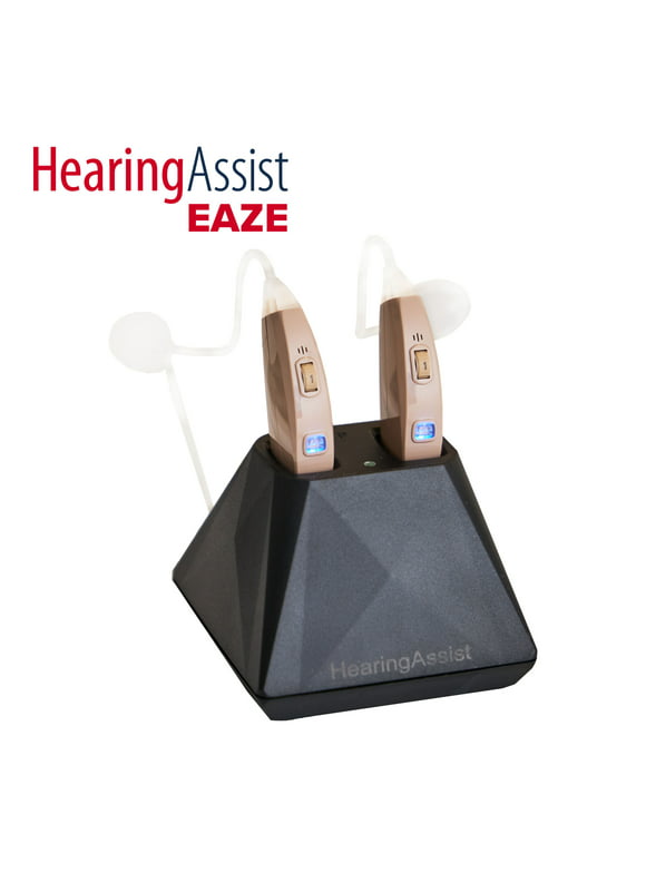 HearingAssist EAZE Rechargeable Behind-the-Ear Beige kit (2pc)