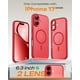 thumbnail image 2 of Funda de teléfono TOCOL para iPhone 17 de 6.3 pulgadas con Magsafe Red, 2 of 6