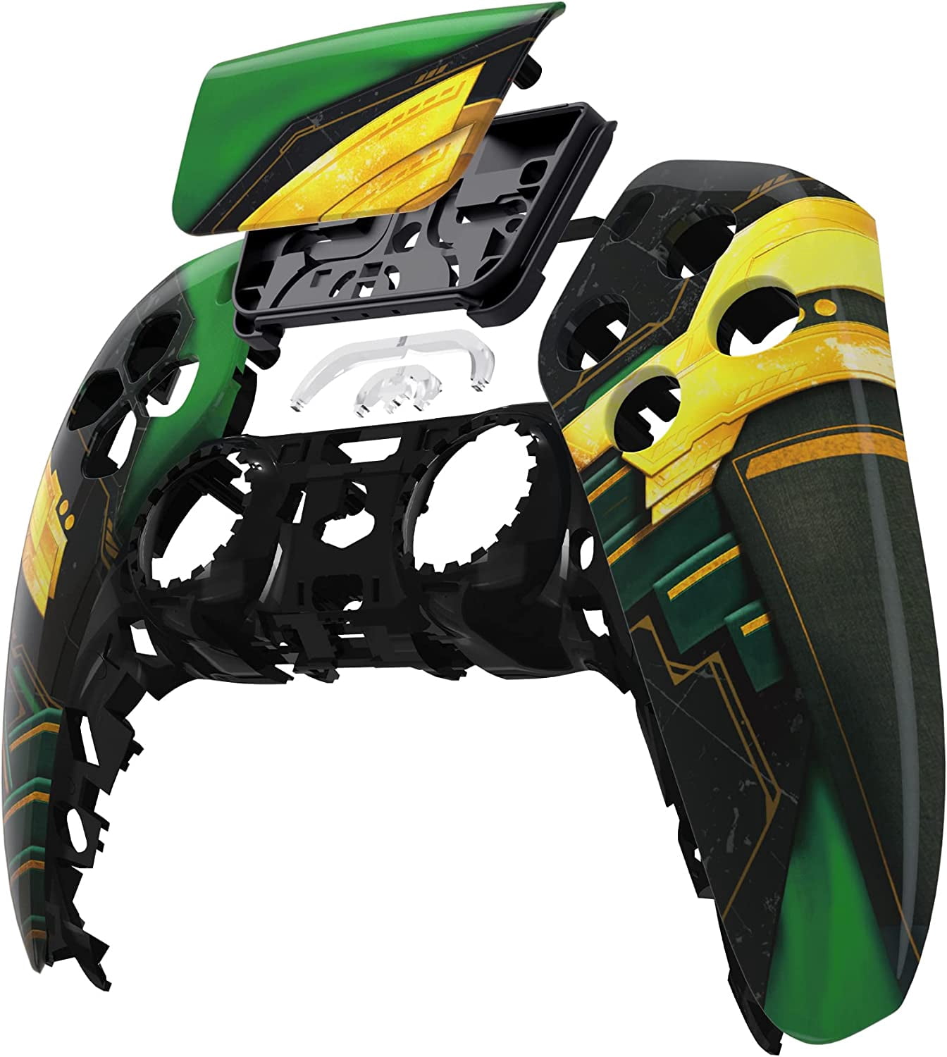 eXtremeRate Armor of Ragnarok Replacement Touchpad Front Housing Shell for ps5 Controller BDM-010/020/030/040