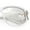 White - Clear Mirror, variant on Womens Diva Wrap Around Double Heart Jewel Hinge Plastic Fashion Sunglasses White - Clear Mirror
