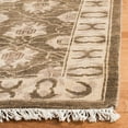thumbnail image 3 of Safavieh  Couture Hand-knotted Oushak Marijela Traditional Oriental Wool Rug with Fringe Brown 9' x 12' 9' x 12' Living Room, Bedroom, Dining Room, 3 of 5
