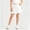White, variant on Girls Athletic Shorts Ice Silk Solid Elastic Waist Baggy Shorts Lightweight Breathable Running Shorts Purple Size 5T