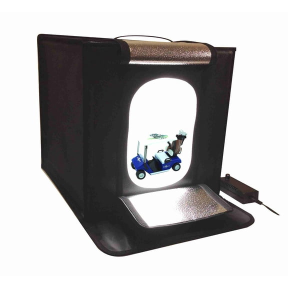 AMERICAN RECORDER - CLASSIC 16 INCH PHOTO STUDIO IN A BOX with LED LIGHTS