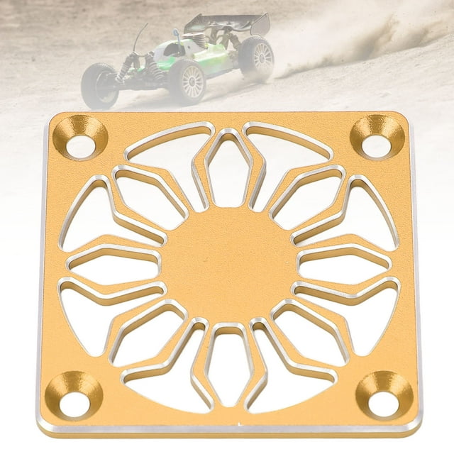 Aluminum Alloy RC Motor Cooling Fan Cover, Durable Cooling Fan Protector for RC Car, Optimized Heat Dissipation
