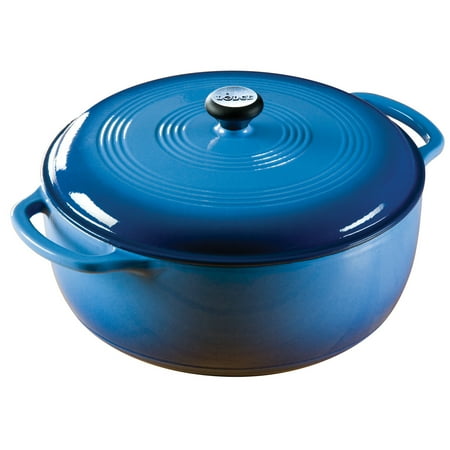 

Lodge Cast Iron 7.5 Quart Enamel Dutch Oven Blue