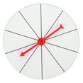 thumbnail image 1 of HLONK Petit Plateau Tournant DIY Prix Suspendu Roue Plastique Mur Carnaval Enfant Roulette Mini Blanc, 1 of 6