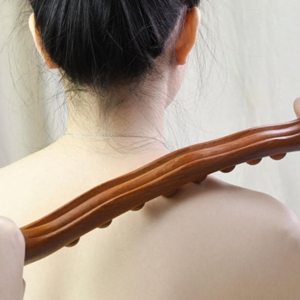 Herramientas de , Herramienta de Drenaje Linfático de 52 Cm Anticelulítico para Cintura, Hombros Y Piernas , M Carbonizada shamjiam raspado de gua sha