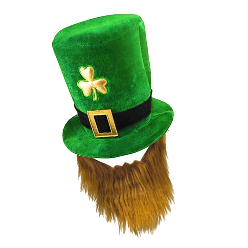 Apparel Accessories 1 Piece 33/234 Patricks Day Novelty Piece Hats Hats Green Gatsby Hat for St Fun Express St Patricks Day 