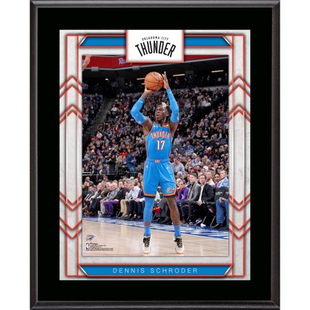 Fanatics Authentic Dennis Schroder Oklahoma City Thunder 10 5 X 13 Sublimated Player Plaque Walmart Com Walmart Com