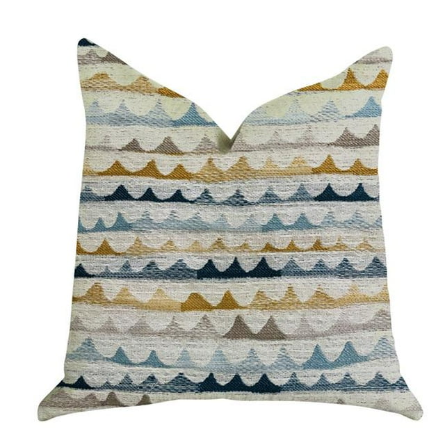 Caspian Rush Patterned Luxury Throw Pillow, 20 x 36 in. King