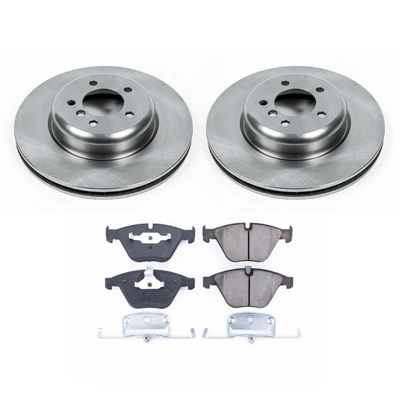 Ultimate Brakes Front Ceramic Brake Pad and Rotor Kit with Hardware WM80876