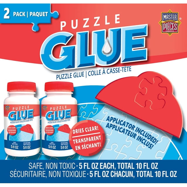Pegamento Puzzle MasterPieces de 150 ml con esparcidor de plástico ancho