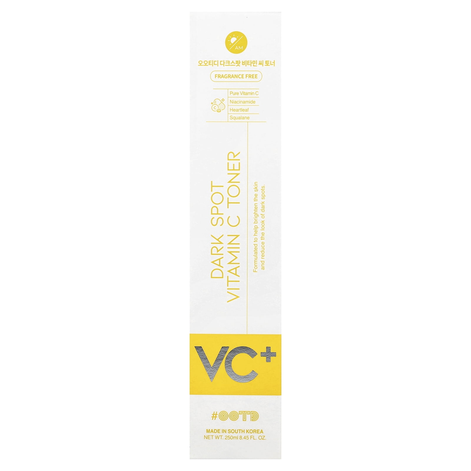 OOTD Beauty Vitamin C Brightening Face Toner for Even Skin Tone, 8.45 fl oz