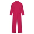 thumbnail image 6 of vastwit Men Utility Work Wear Mechanical Auto Repairman Worker Coverall Electric Welding Suit Hot Pink S, 6 of 6
