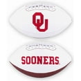 thumbnail image 1 of Oklahoma Sooners Full Size Embroidered Football, 1 of 2