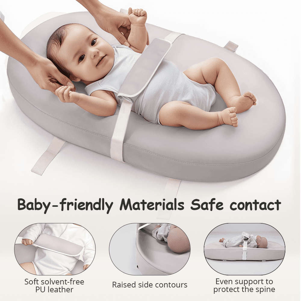 Baby Changing Pad, Caveen Baby Changing Station for Diaper Change and Dresser, with Waterproof Wipe-Clean PU Cover and Non-Slip Bottom, Portable