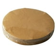 thumbnail image 1 of 100Pcs  Baking Paper Cake Paper Pad Oil-proof Cupcake Paper Mat BBQ Oil Paper Brown (10 Inches 25.4cm), 1 of 6
