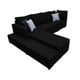 thumbnail image 3 of Sala esquinera EL BAZAR STORE Aquiles 260x200 cm Negro Moderna modular, 3 of 5