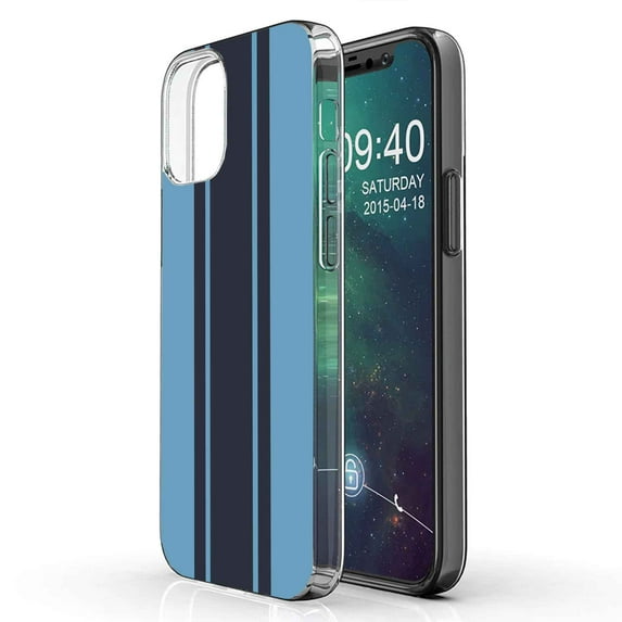 TalkingCase Slim Phone Case Compatible for Apple iPhone 12 Mini, Racing Stripe 14 Print, Lightweight,Flexible,Soft, USA
