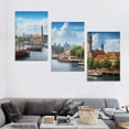 thumbnail image 4 of COMIO  Canvas Wall Art Hamburg Germany Posters Pictures Wall Decor City Landscape Canvas Prints、For Living Room、Bedroom、Office 12''x16''X3 Panels, 4 of 4