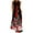 Watermelon Red, variant on Womens Clearance under $10 2025 Clearance! asdoklhq Womens Plus Size Clearance Dresses,Women's Casual Long Dress With Striped Floral Print Sleeveless Maxi Dress
