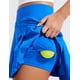 thumbnail image 5 of Falda CRZ YOGA de Tenis y Golf Plisada de Cintura Alta Azul, 5 of 5