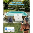 thumbnail image 5 of Varpoolfaye 16,000 BTU Swimming Pool Heat Pump Electric Pool Heater for Above Ground Pools Up to 5,000 Gallons, Heating and Cooling Pool Heater 120V, 5 of 10