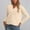 Beige, variant on Uaswgudfs ​Women's Autumn/Winter Cable-Knit Sweater: Button Placket & Long Sleeves, Relaxed Fit​