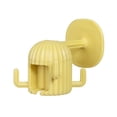 thumbnail image 3 of Advancent Colgador portátil desmontable de alta resistencia autoadhesivo sin perforaciones resistente al agua gancho giratorio estante de extensión de Accesorios de baño Amarillo Advancent HA063559-01B, 3 of 6