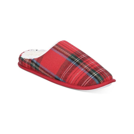 

Club Room Mens Flannel Plaid Slide Slippers