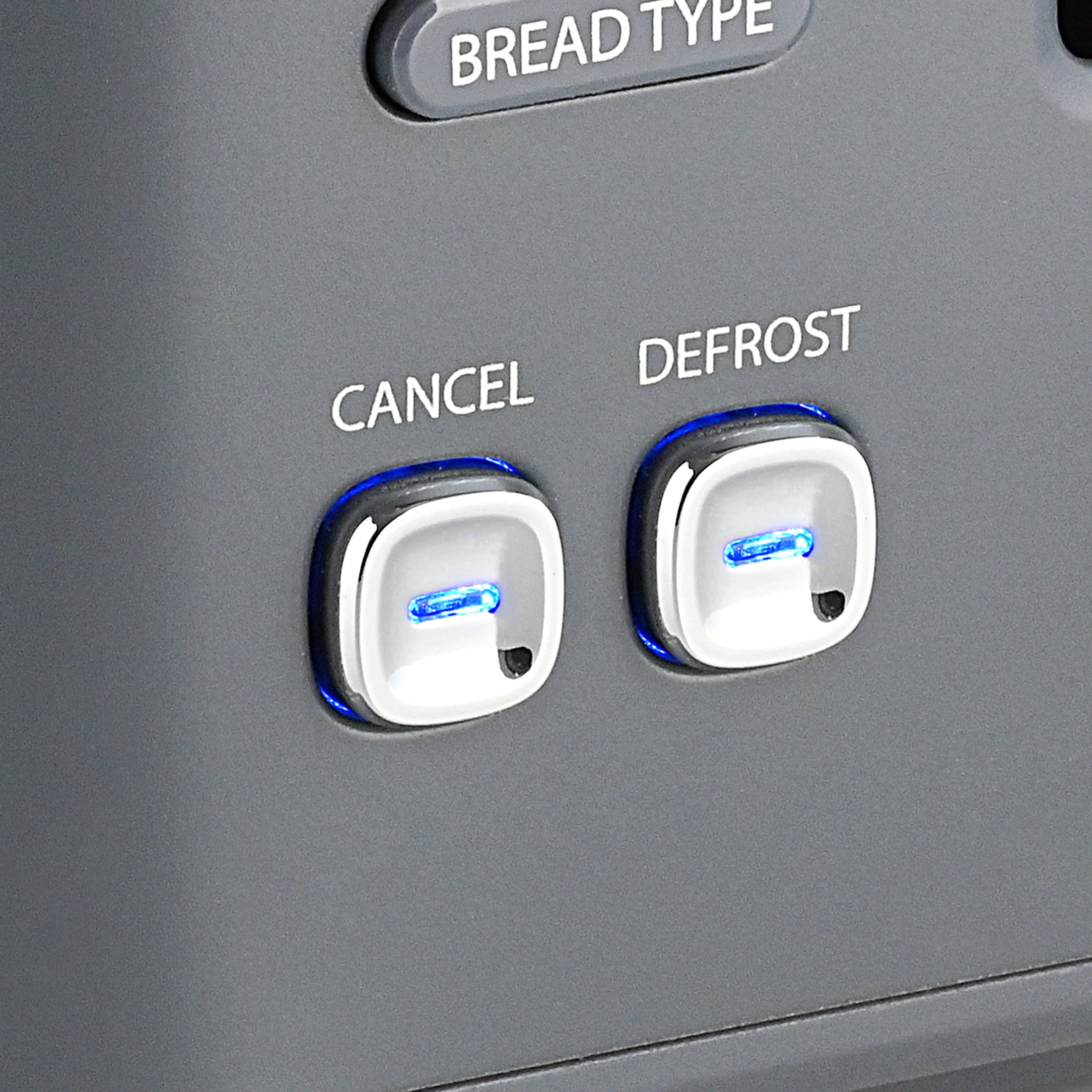 Toastmaster 2-Slice Multi-Function Toaster - Blue Gray with Lever and Dial Controls, Extra Wide Slots, High Rise Toast Lift and Gluten Free Setting, 900W