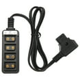 thumbnail image 3 of D Tap Power Adapter, Black Stable ABS D Tap Male To 4 Port D Tap Female Splitter Power Cable Strain Relief Device  For Camera Batteries For Anton, 3 of 8