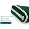 thumbnail image 6 of PAVILIA Plush Sherpa Fleece Blanket Throw, Twin, Emerald Green | Soft, Warm, Fuzzy Dark Forest Throw for Couch Sofa | Solid Reversible Cozy Microfiber Fluffy Blanket, 60x80, 6 of 7