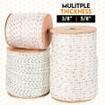thumbnail image 5 of X-pose Safety Poly Combo 3 Strand Safety Rope - 3/8 In. x 600 Ft. - UV Coated Polypropylene Rope - for Fall Protection, Ladder Safety, Climbing, Arborist Rigging Equipment, Roofing Harness, 5 of 6