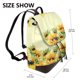 thumbnail image 2 of Fotbe Sunflowers On A Yellow Background Mochila Bolso con Estampado para Mujer, Mochila Antirrobo de Nylon Impermeable, Bolsa Ligera de Hombro, 2 of 4