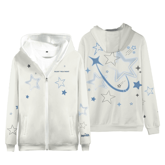 Freya Skye Silent Treatment Zip Up Hoodie Gold's Gone Long Sleeve Streetwear Men Women Hooded Sweatshirts Clothes