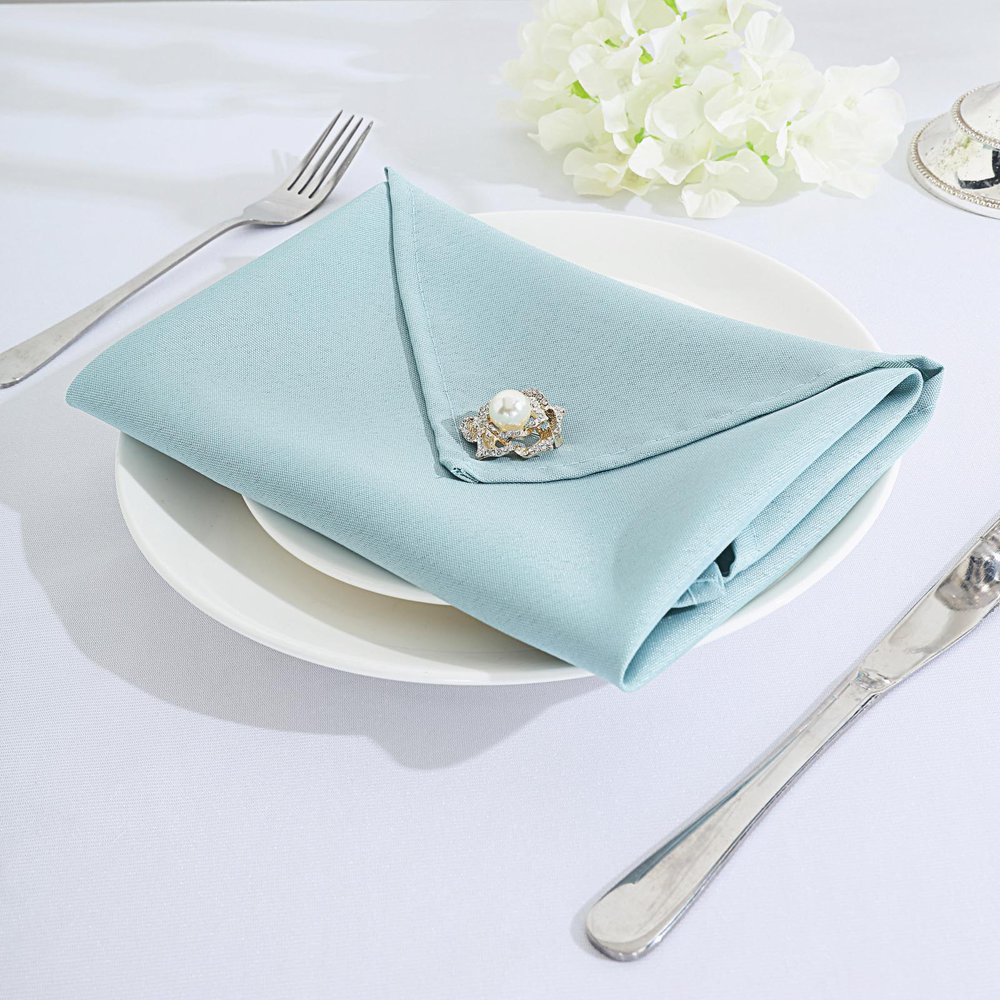 Efavormart Pack of 5 Premium DUSTY SAGE 20" x 20" Washable Polyester