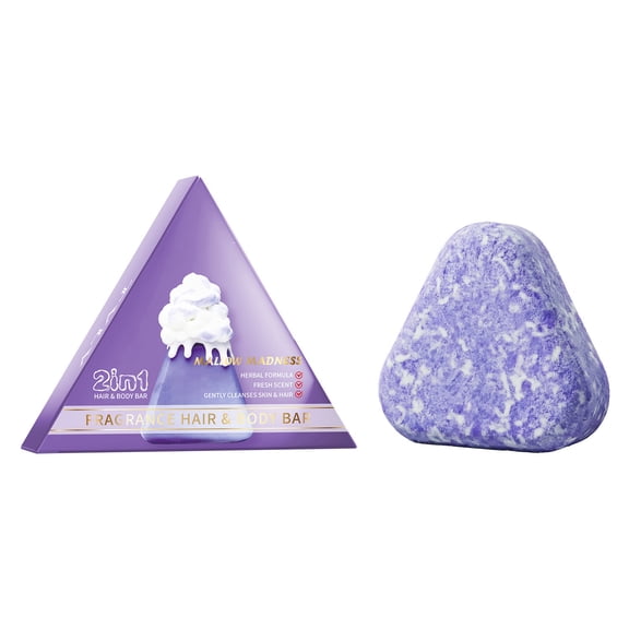 Kokovifyves 2-in-1 Hair and Body Bar Soap 5 Delicious Fragrances Natural Botanical for Gentle Cleansing and Hair Care