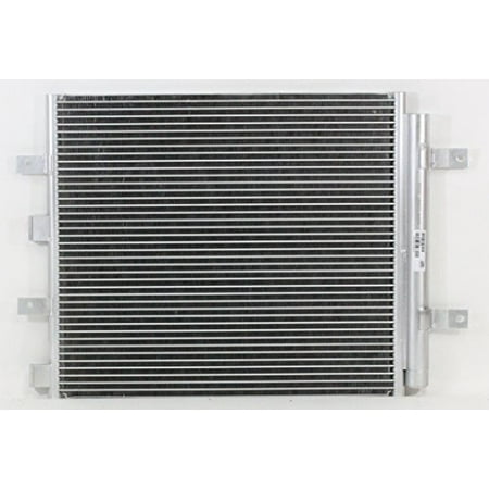 A-C Condenser - Pacific Best Inc For/Fit 3261 03-08 Jaguar S-Type 07-14 XK XKR With Receiver &
