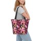 thumbnail image 2 of Fotbe Rose Flowers Bolsa de Playa con Estampado, Bolsa de Hombro, Bolsa de Mano Espaciosa, Bolsa de Viaje Ligera, Bolsa de Compras Versátil, 2 of 6