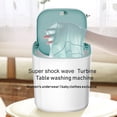 thumbnail image 2 of Mini lavadora, lavadora de turbina ultrasónica, lavadora ultrasónica, lavadora de ropa para acampar, uso conveniente, 2 of 8