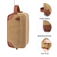 thumbnail image 3 of Neceser Vorspack para colgar, kit Dopp, resistente al agua, color marrón, 3 of 7