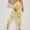 Yellow, variant on WEIee Womens Tall Yoga Pants Workout Leggings for Women Elastic High Waist Belly Control Workout Trousers Printed Hip Lift Casual Tights Slim Fit Outdoor Athletic Jogger Black L