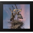 thumbnail image 2 of Wang, Kevin 13x12 Black Modern Framed Museum Art Print Titled - Happy Family Trio, 2 of 5