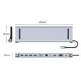 thumbnail image 7 of Kokiya USB Hub Aluminum Shell Easy to Use Portable with 100W PD Port Multiple Ports 11 Port, 7 of 7
