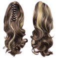 thumbnail image 1 of CAROOTU Clip-On Bouclés Queue de Cheval Cheveux Extension Femmes Griffe sur Long Perruque Ondulée Cheveux Morceau, 1 of 7
