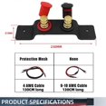 thumbnail image 2 of Universal Battery Jump Post Jumpstart , Remote Battery Terminals Jumper Post, Battery Chargeing Pos, 2 of 5